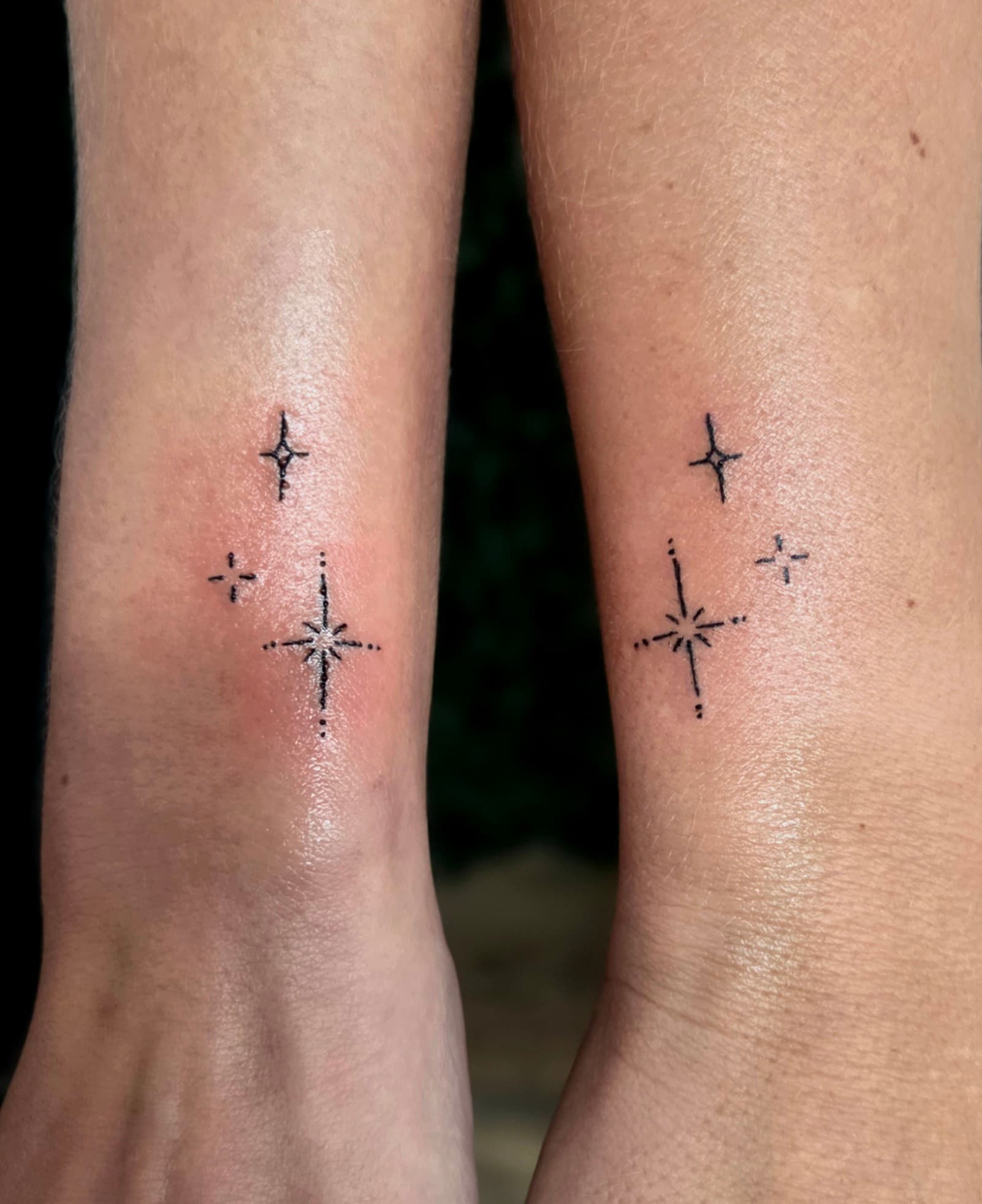 Fine Line & Floral tattoo by D Christi