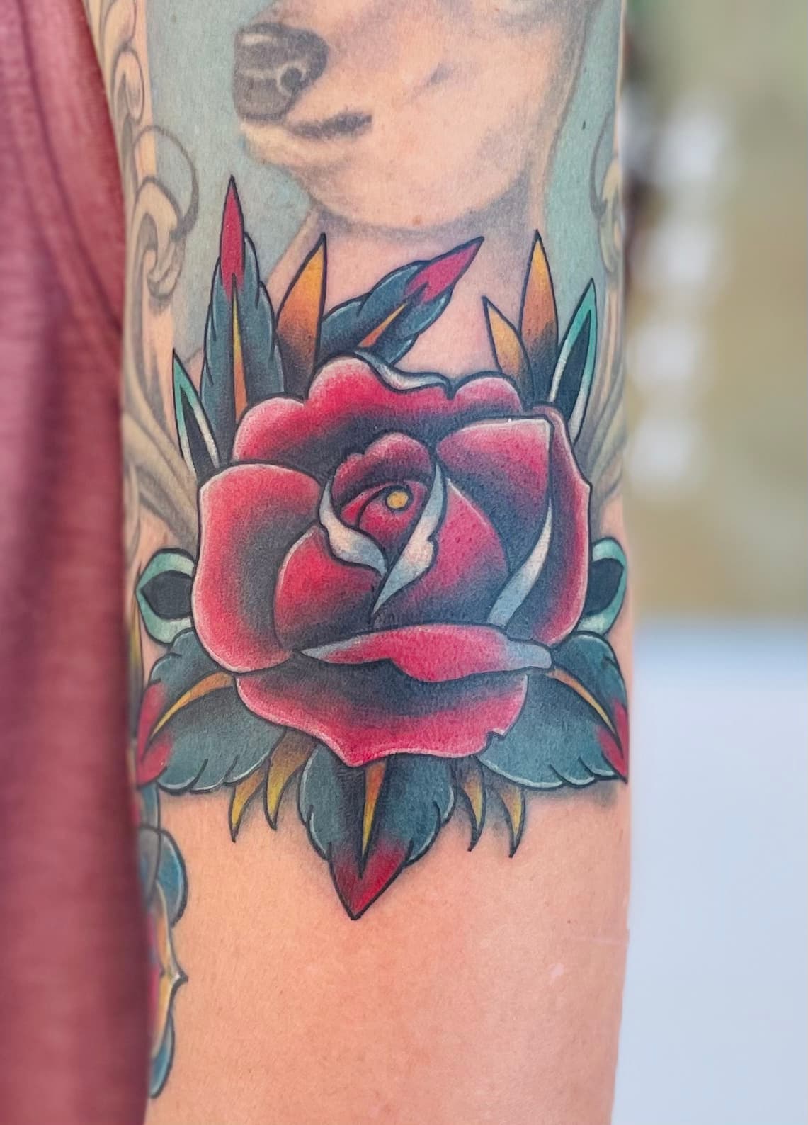 Neo-Traditional & Traditional tattoo by D Christi