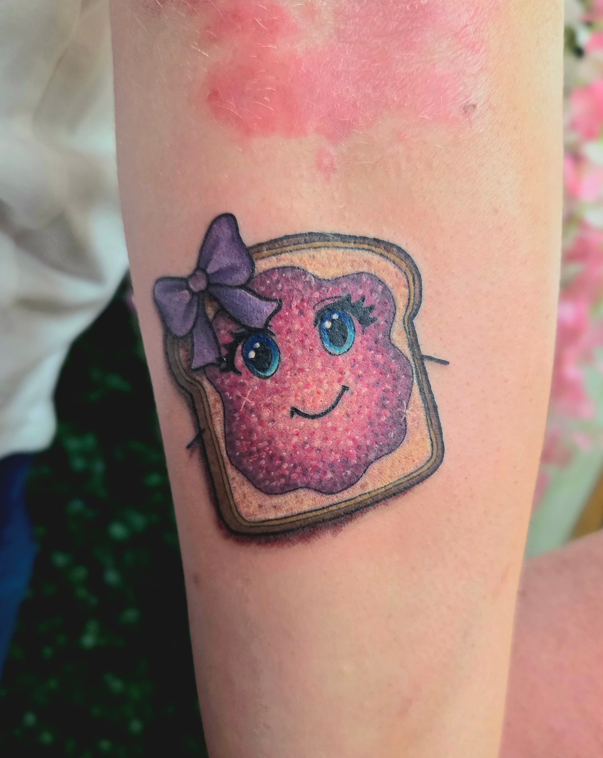 Watercolor & Glitter tattoo by D Christi